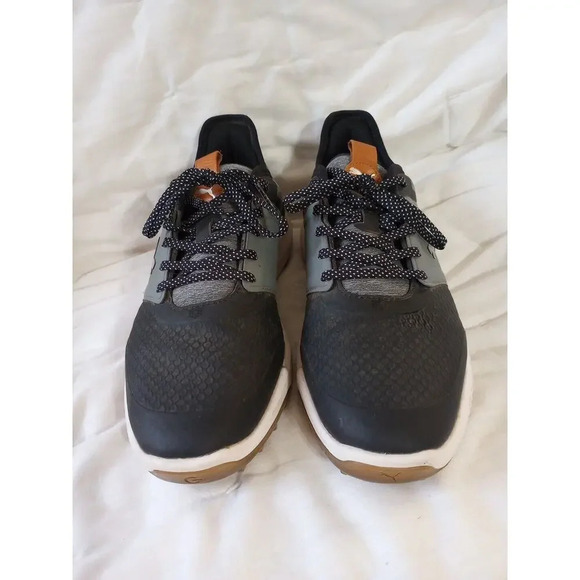PUMA IGNITE Elevate Golf Shoes Men's Size 8.5 Black Grey 376077-07 Waterproof - Picture 3 of 12